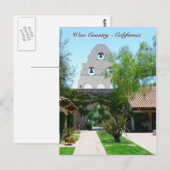 Prachtige wijn Land/Californië Briefkaart! Briefkaart (Voorkant / Achterkant)