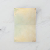 Prachtige wilde bloemen elegante bruiloft bedankkaart (Binnen)