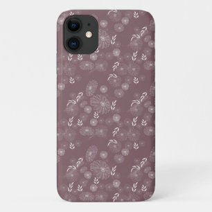 Prachtige Wildflower Doodles Pattern Hoesje-Mate i Case-Mate iPhone Case