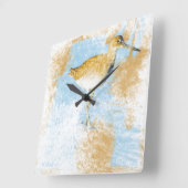 Prachtige Willet Beach-schilderijen Vierkante Klok (Hoek)