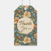 Prachtige  William Morris Floral kunst Cadeaulabel (Voorkant)