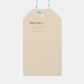 Prachtige  William Morris Floral kunst Cadeaulabel (Achterkant)