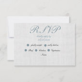 Prachtige Winter Lake Scene RSVP Bedankkaart (Achterkant)