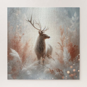 Prachtige Winterherten Legpuzzel