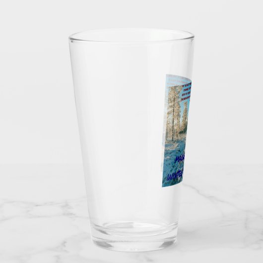 Prachtige winterochtend glas (Rechts)