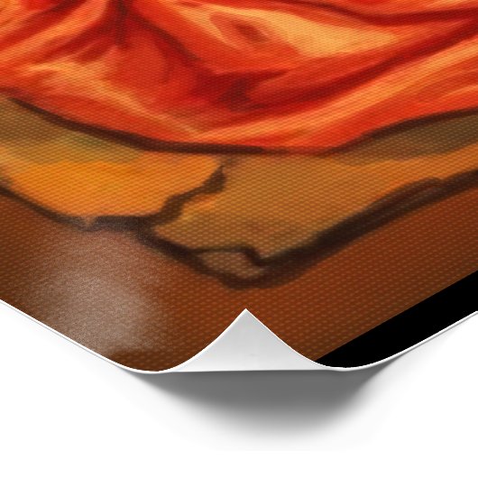 Prachtige Witch  Halloween Greeting Perfect Poster (Hoek)