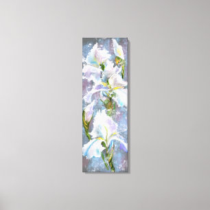 Prachtige witte Ierland-bloemen - Oorspronkelijk s Canvas Afdruk