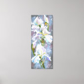 Prachtige witte Ierland-bloemen - Oorspronkelijk s Canvas Afdruk (Voorkant)