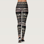 Prachtige, witte, kant leggings, kant, kant, braid leggings (Achterkant)