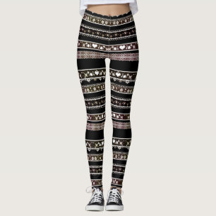 Prachtige, witte, kant leggings, kant, kant, braid leggings