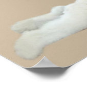 Prachtige witte, mooie afdrukken poster (Hoek)