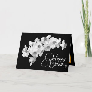 Prachtige witte narcissen boeket Verjaardag Kaart