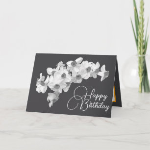 Prachtige witte narcissen boeket Verjaardag Kaart