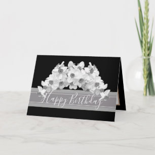 Prachtige witte narcissen boeket Verjaardag Kaart