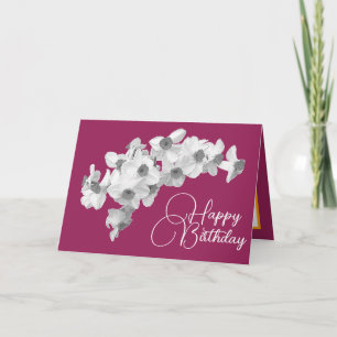 Prachtige Witte Narcissen Mooie Boeket Verjaardag Kaart