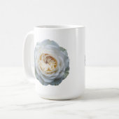 Prachtige Witte Roos Witte Klassieke Mok (Voorkant links)