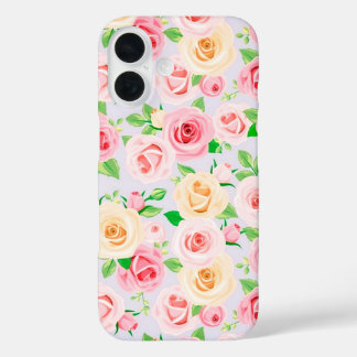 Prachtige witte roze rozen Hoesje-Mate iPhone case