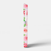 Prachtige witte roze rozen Hoesje-Mate iPhone case (Achterkant / Links)