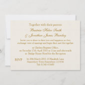 Prachtige witte rozen Weddenschap Kaart (Achterkant)