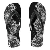 Prachtige witte Teenslippers (Voetbed)