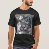 Prachtige witte tijger t-shirt (Voorkant)