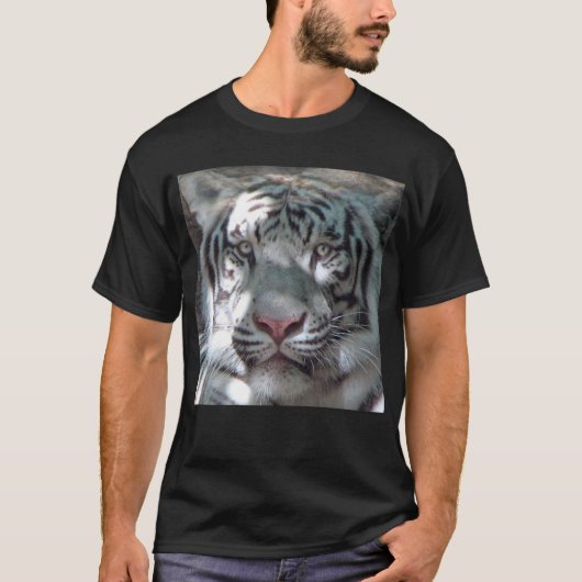 Prachtige witte tijger t-shirt (Voorkant)