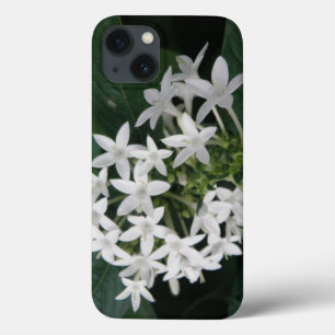Prachtige witte, tropische draagtas uit bloemen Case-Mate iPhone case