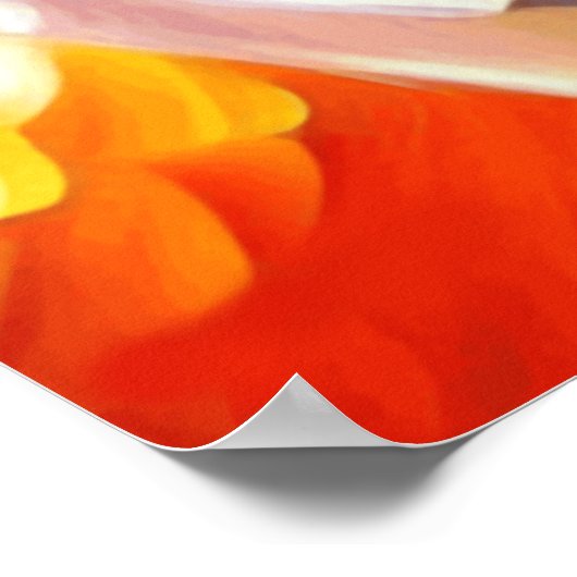 Prachtige witte wolfschilderijen poster (Hoek)