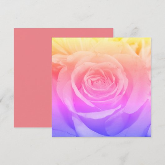 Prachtige Yellow Rose fotografie (Voorkant / Achterkant)