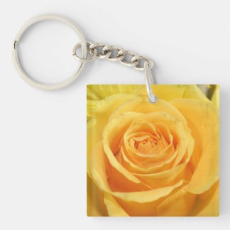 Prachtige Yellow Rose fotografie Sleutelhanger