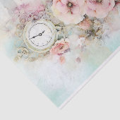 Prachtige, zachte pastel gemengde media tissuepapier (Detail)