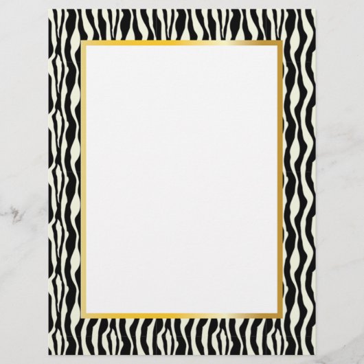 Prachtige Zebra-grenspost - Gold (Voorkant)