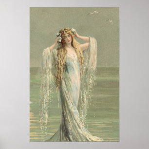 Prachtige Zee Godin Poster