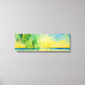 Prachtige zee landschapskunst canvas afdruk (Voorkant)