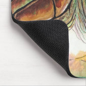 Prachtige Zee Turtle Glas in lood Style Art Muismat (Hoek)