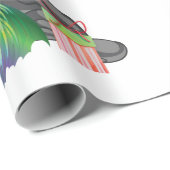 Prachtige zeemeermin kerstvakantie cadeaupapier (Rol Hoek)