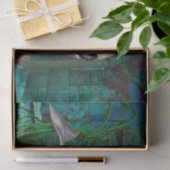 Prachtige zeemeermin met fantasievis tissuepapier (Geschenk)