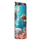 Prachtige Zeemeermin Onder Water Thermosbeker (Geroteerd rechts)