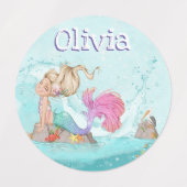 Prachtige zeemeerminiden | Persoonlijk Terug naar  Labels (Design 1)