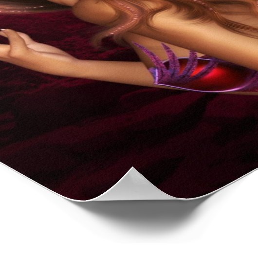 Prachtige Zeemeerminnende Poster (Hoek)