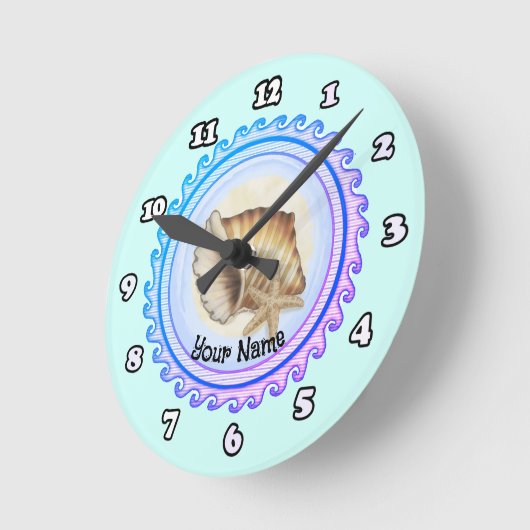 Prachtige zeeschelp klok (Hoek)