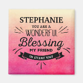 Prachtige zegen vriend magneet (Voorkant)