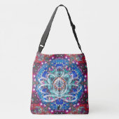 Prachtige Zen Lotus Crossbody Tas (Achterkant)