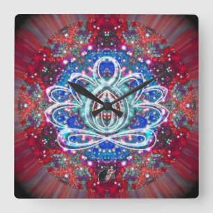 Prachtige Zen Lotus Klok