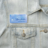 Prachtige, zoete Amazing Blue Dandelion Naamplaatje (In situ)