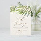 Prachtige zomerse trouwdag social media kaart (Staand voorkant)