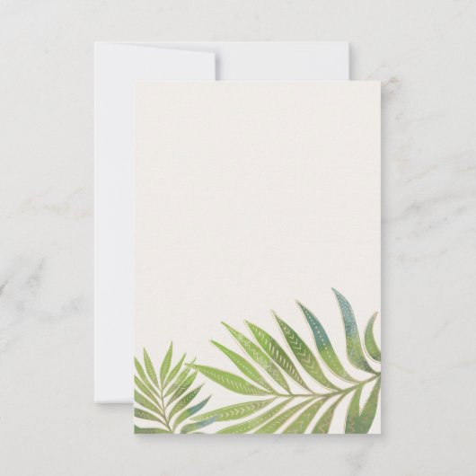 Prachtige zomerse trouwdag social media kaart (Achterkant)