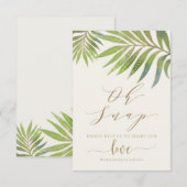 Prachtige zomerse trouwdag social media kaart (Voorkant / Achterkant)