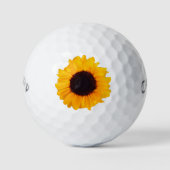 Prachtige zonnebloem 4Julia Golfballen (Voorkant)