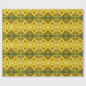 Prachtige zonnebloem cadeaupapier (Vlak)